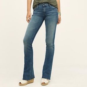 MOTHER Runaway Fray in Fingerprints and Muddy Feet Size 25